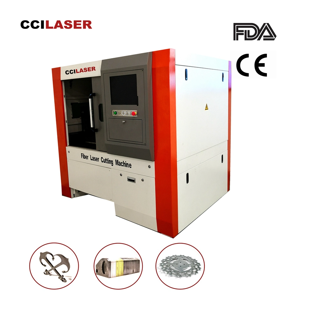 Affordable Enclosed Fibre Brass Aluminum Copper Stainless Carbon Steel Iron 1kw 2kw 3kw Stencil Small 24inch 6060 CNC Fiber Laser Sheet Metal Cutter Machine