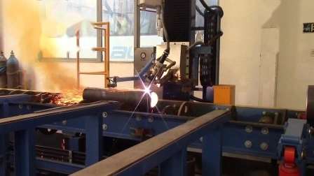 Máquina cortadora y perfiladora de tubos de llama/plasma CNC de cinco ejes